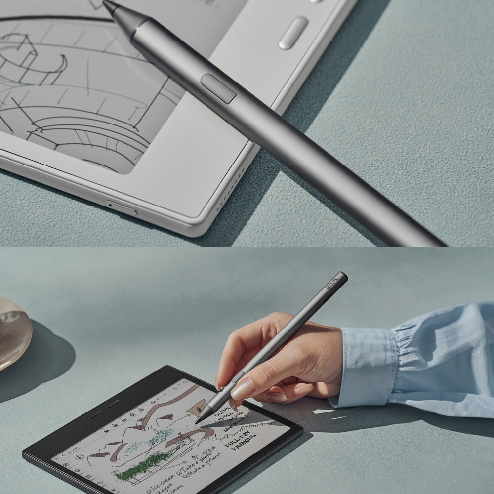 スタイラスペン InkSense サイドボタン付 4096段階筆圧感知 Type-C充電式 電子ペーパー タブレット用ペン Go7 / Go Color7対応