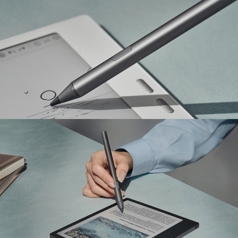 スタイラスペン InkSense サイドボタン付 4096段階筆圧感知 Type-C充電式 電子ペーパー タブレット用ペン Go7 / Go Color7対応