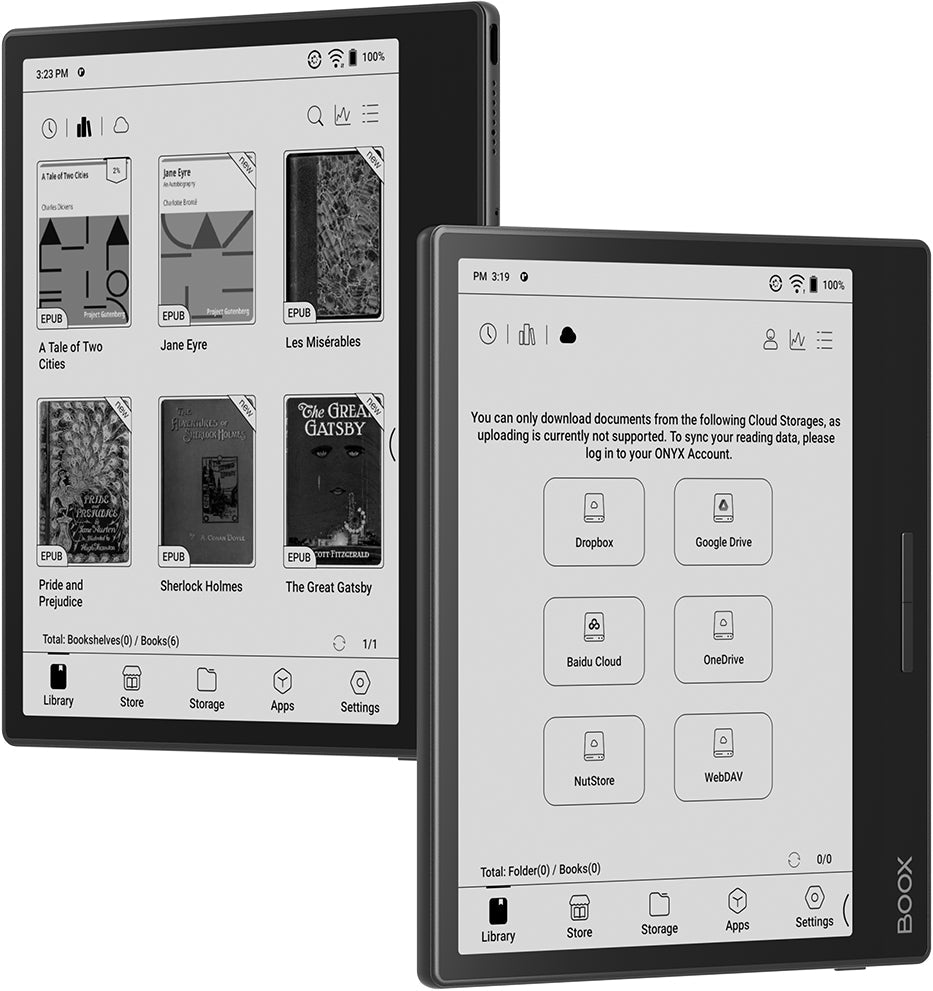 BOOX Leaf e-ink 7インチ Android タブレット-