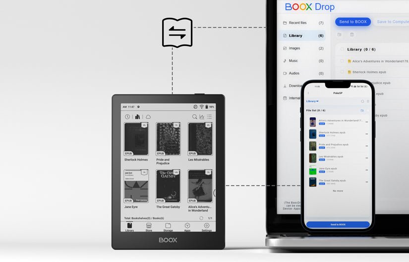 BOOX Poke5 電子ペーパー搭載6インチAndroidタブレット GooglePlayが使える - SKTNETSHOP