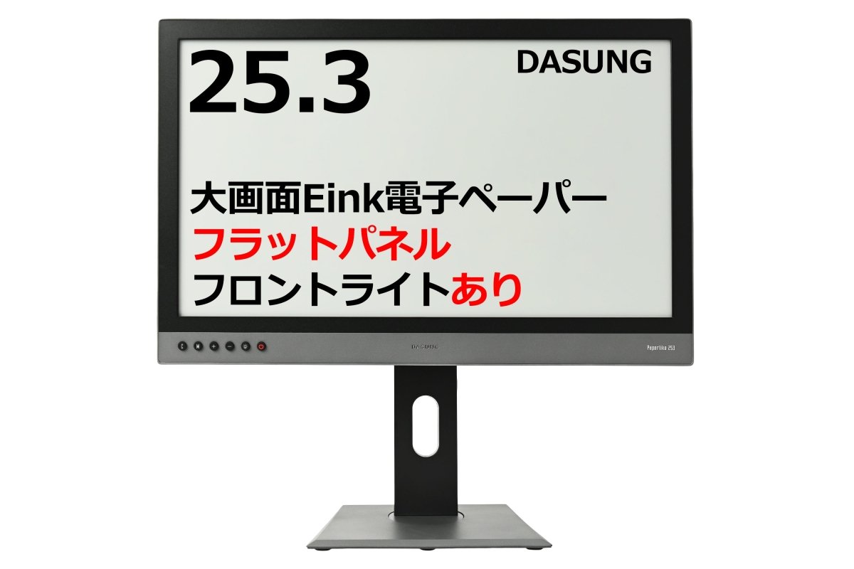 DASUNG253D 大画面 EInkモニター PCディスプレイ - SKTNETSHOP
